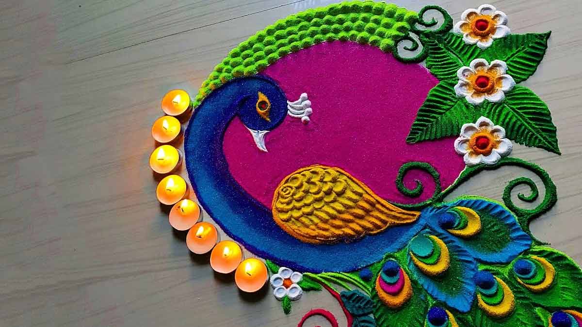 दिवाली की रंगोली: रंग-बिरंगी परंपरा