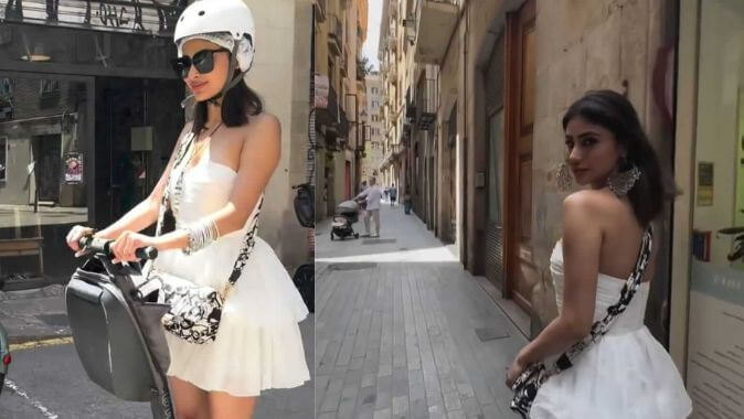 Mouni Roy: स्थानीय लोगों के साथ फुटबॉल का खेल देखा क्या दिन था।